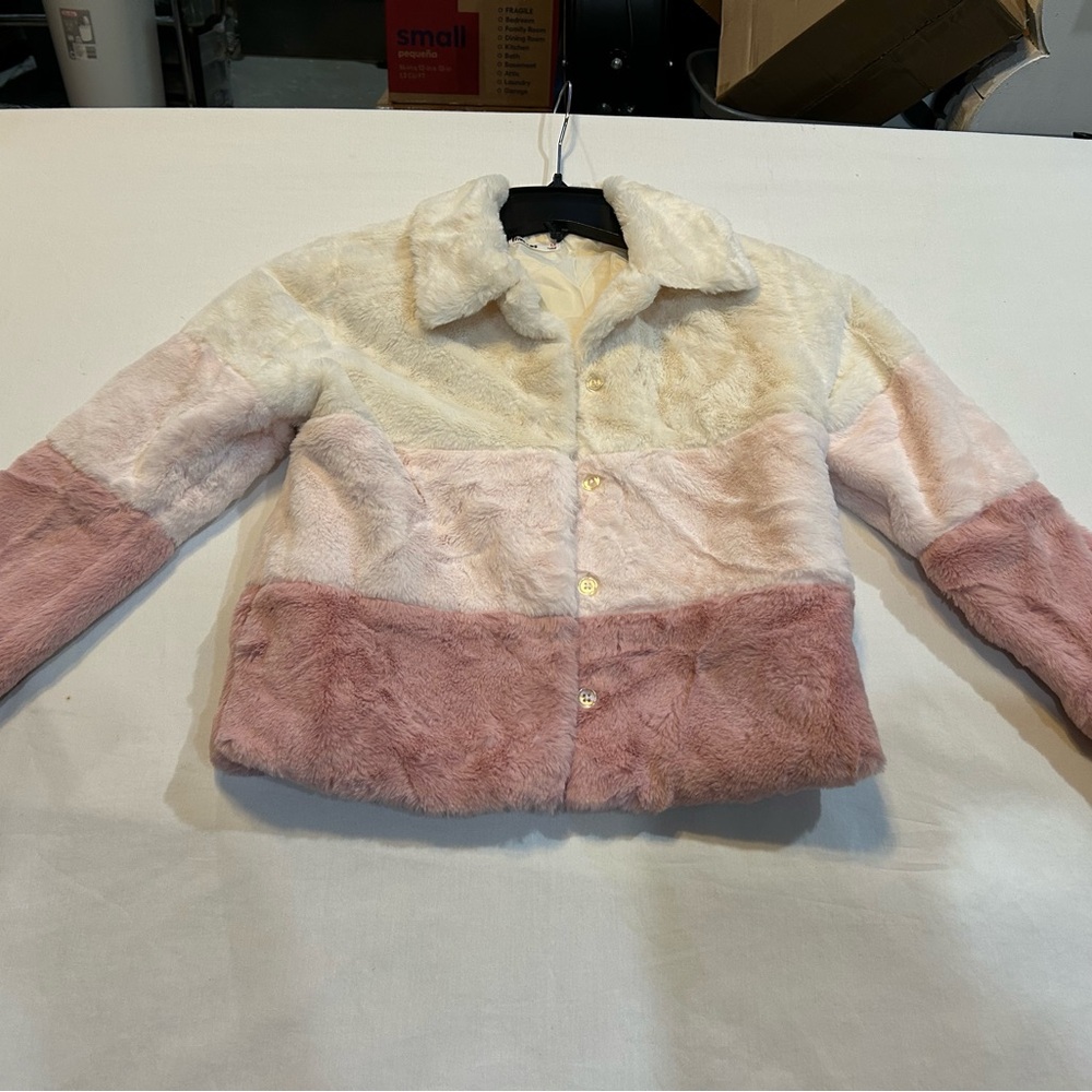 Epic Threads Pink and Cream Kids Jacket